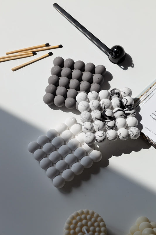 Bubble-Untersetzer aus Raysin – modern & minimalistisch