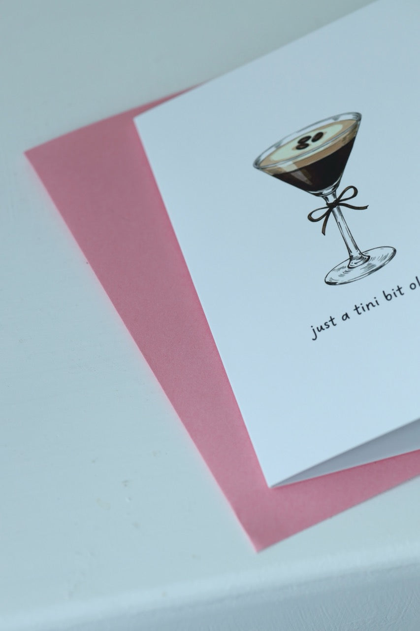 Postkarte "Martini" mit Umschlag