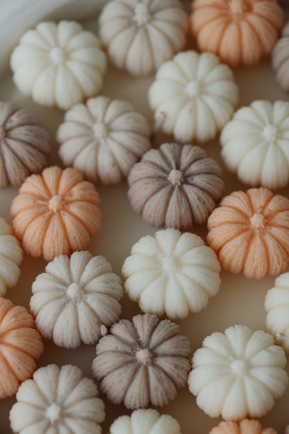 Duftschale "pumpkin spice" handgegossene Schale mit Duftwachs
