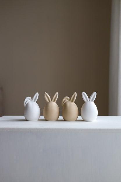 Deko-Osterhase – handgegossen aus Raysin, minimalistisch & modern
