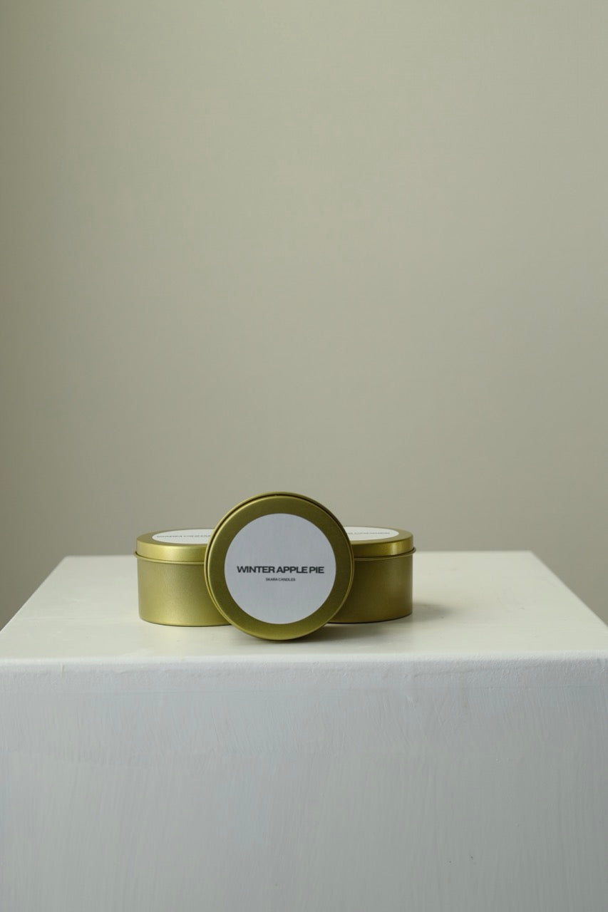 Duftkerzen winter limited edition - handgegossen aus Sojawachs